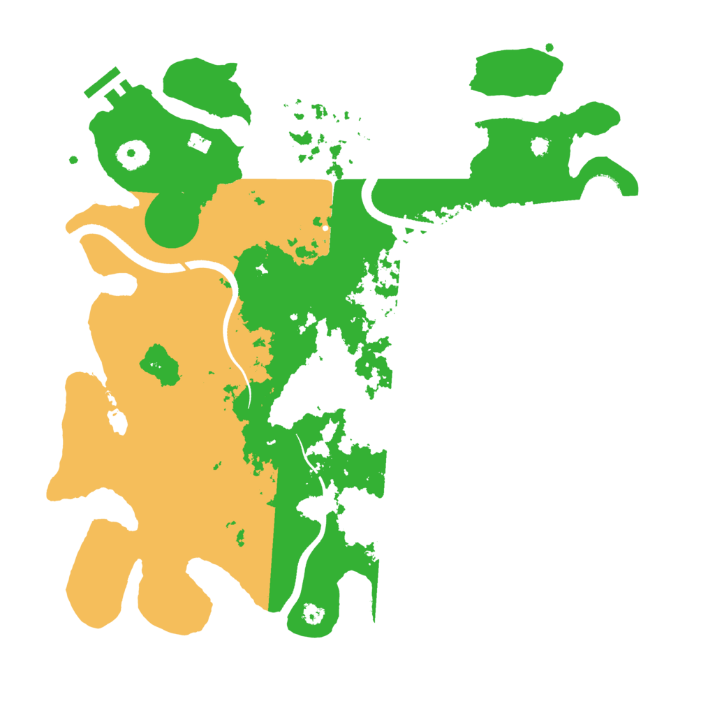 Biome Rust Map: Procedural Map, Size: 3500, Seed: 238923