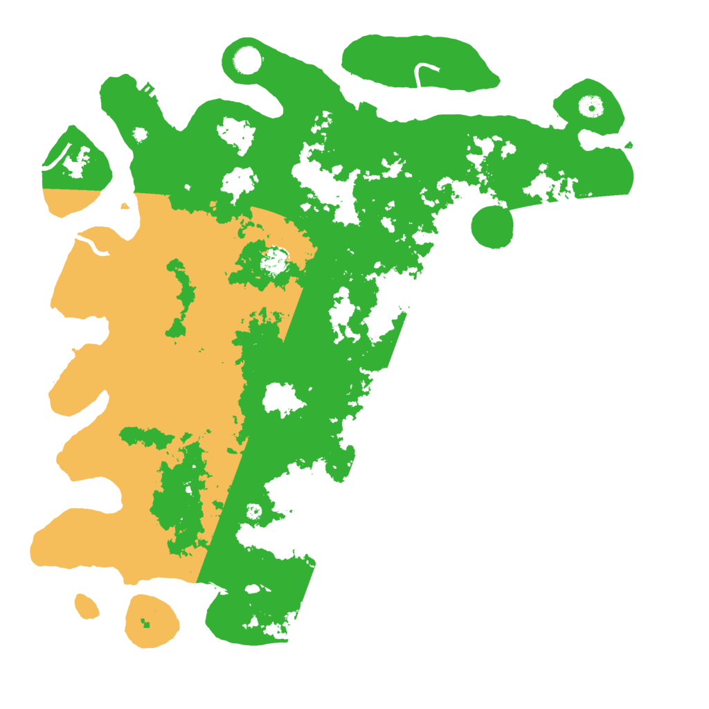 Biome Rust Map: Procedural Map, Size: 4500, Seed: 454279887