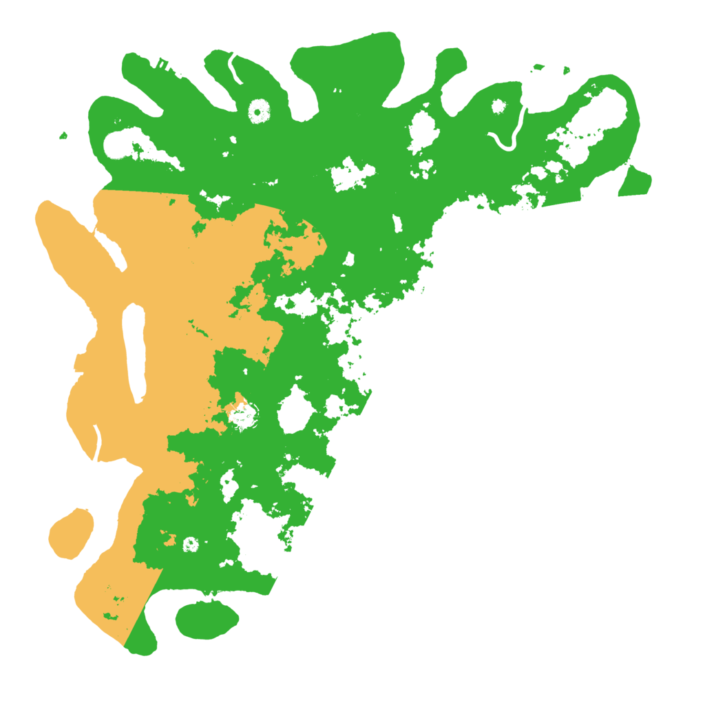 Biome Rust Map: Procedural Map, Size: 4500, Seed: 70624