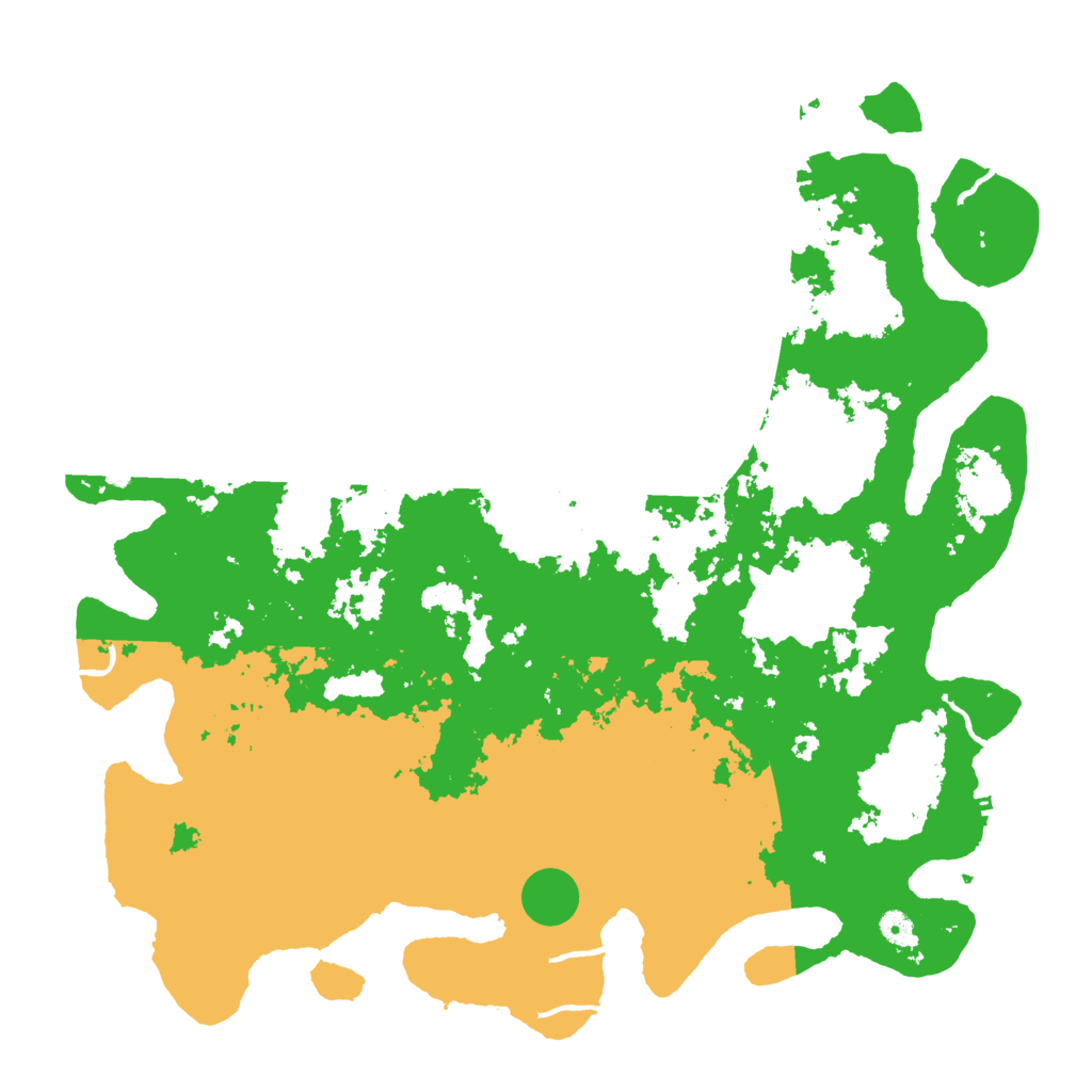 Biome Rust Map: Procedural Map, Size: 5000, Seed: 66061936