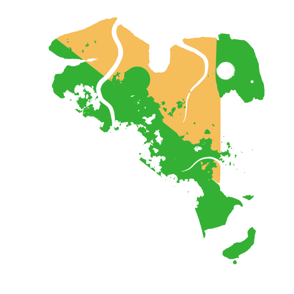 Biome Rust Map: Procedural Map, Size: 3000, Seed: 8692