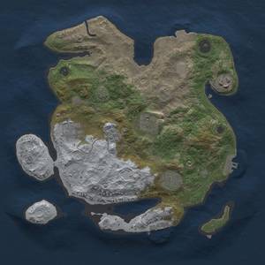 Thumbnail Rust Map: Procedural Map, Size: 3000, Seed: 8692, 13 Monuments