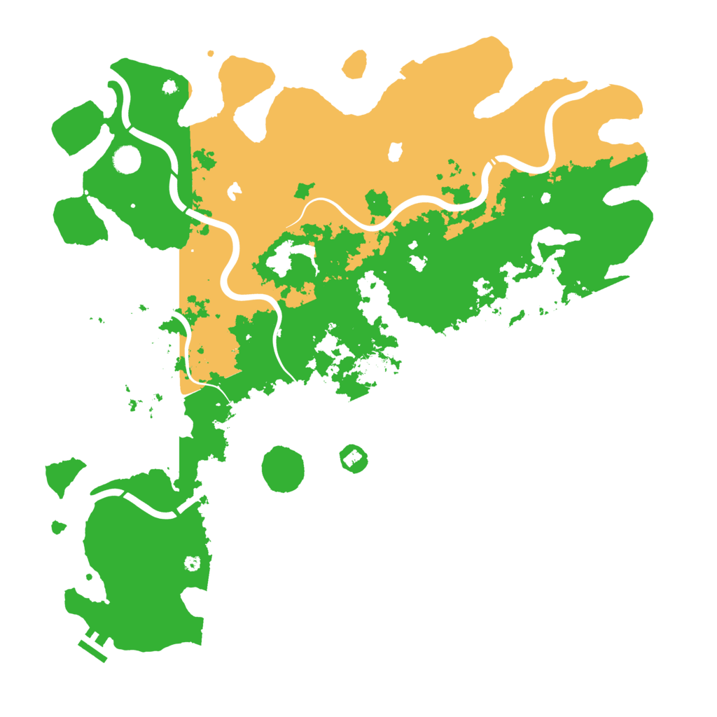 Biome Rust Map: Procedural Map, Size: 4500, Seed: 26253