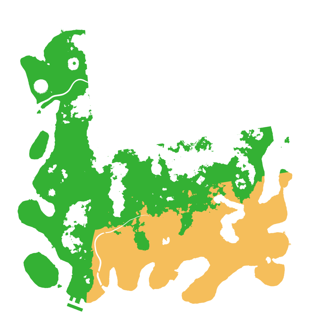 Biome Rust Map: Procedural Map, Size: 4000, Seed: 245365582