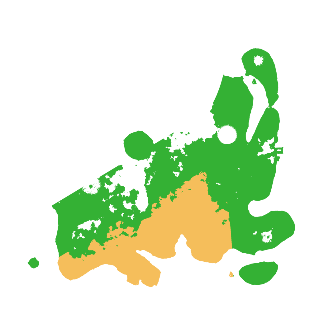 Biome Rust Map: Procedural Map, Size: 3000, Seed: 4139268