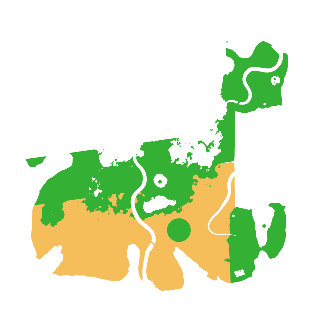 Biome Rust Map: Procedural Map, Size: 3500, Seed: 1682031890