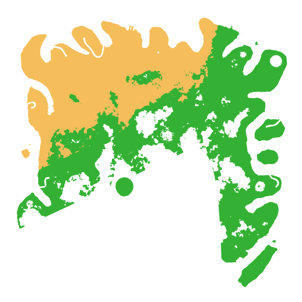 Biome Rust Map: Procedural Map, Size: 4500, Seed: 767761043