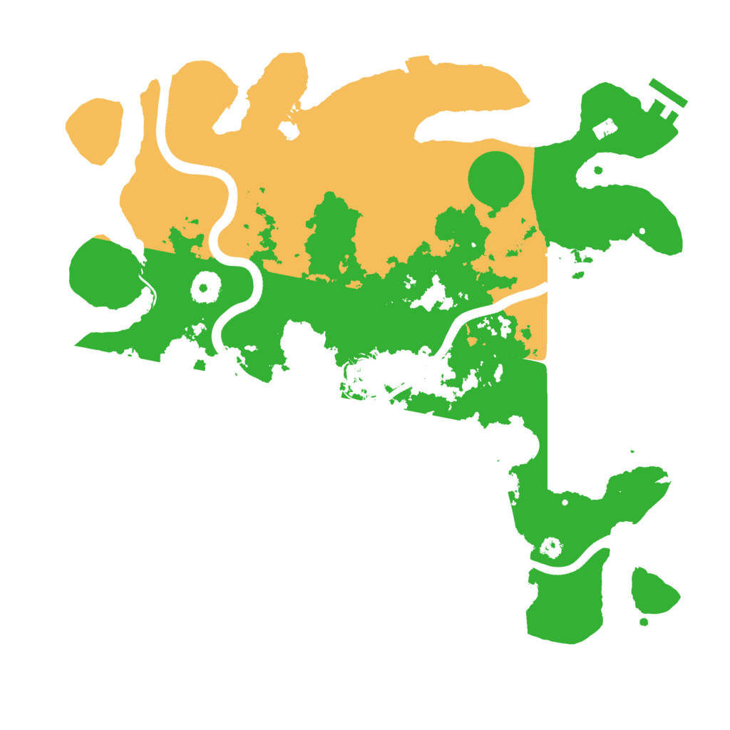 Biome Rust Map: Procedural Map, Size: 3500, Seed: 1261690263