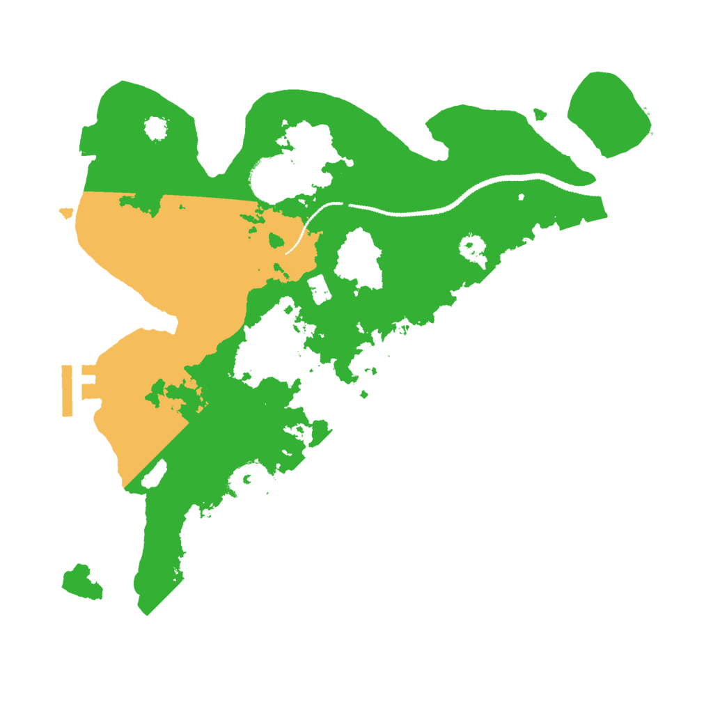 Biome Rust Map: Procedural Map, Size: 2800, Seed: 78445533