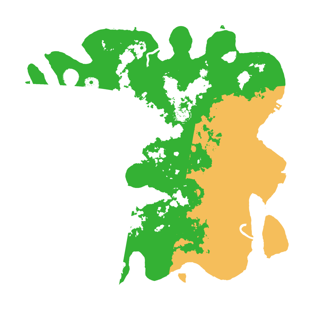 Biome Rust Map: Procedural Map, Size: 3500, Seed: 44988478