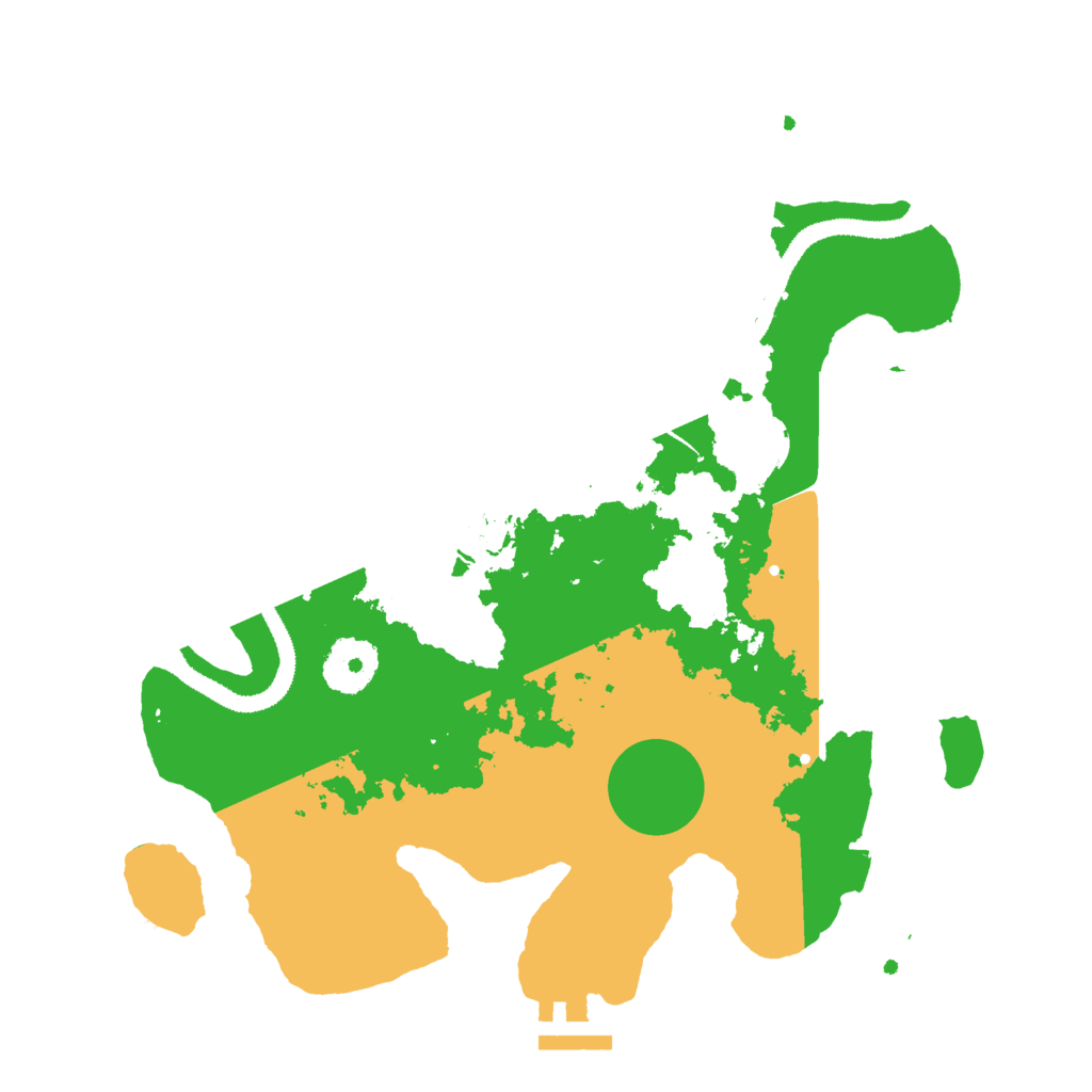 Biome Rust Map: Procedural Map, Size: 3000, Seed: 31484