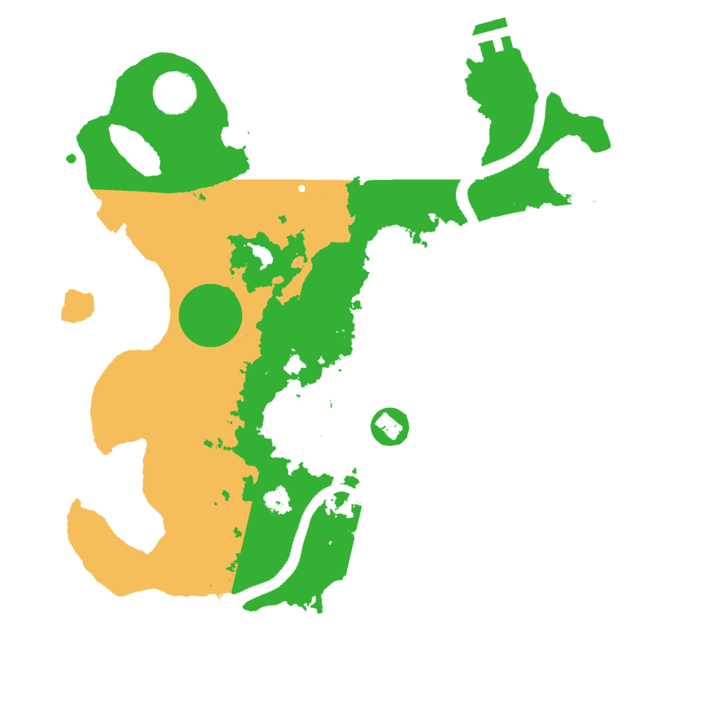 Biome Rust Map: Procedural Map, Size: 3000, Seed: 19492