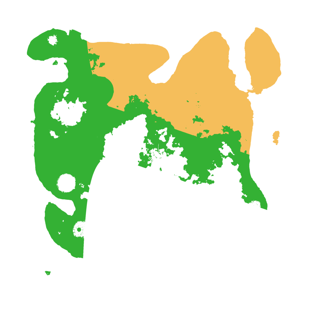 Biome Rust Map: Procedural Map, Size: 3000, Seed: 41881986