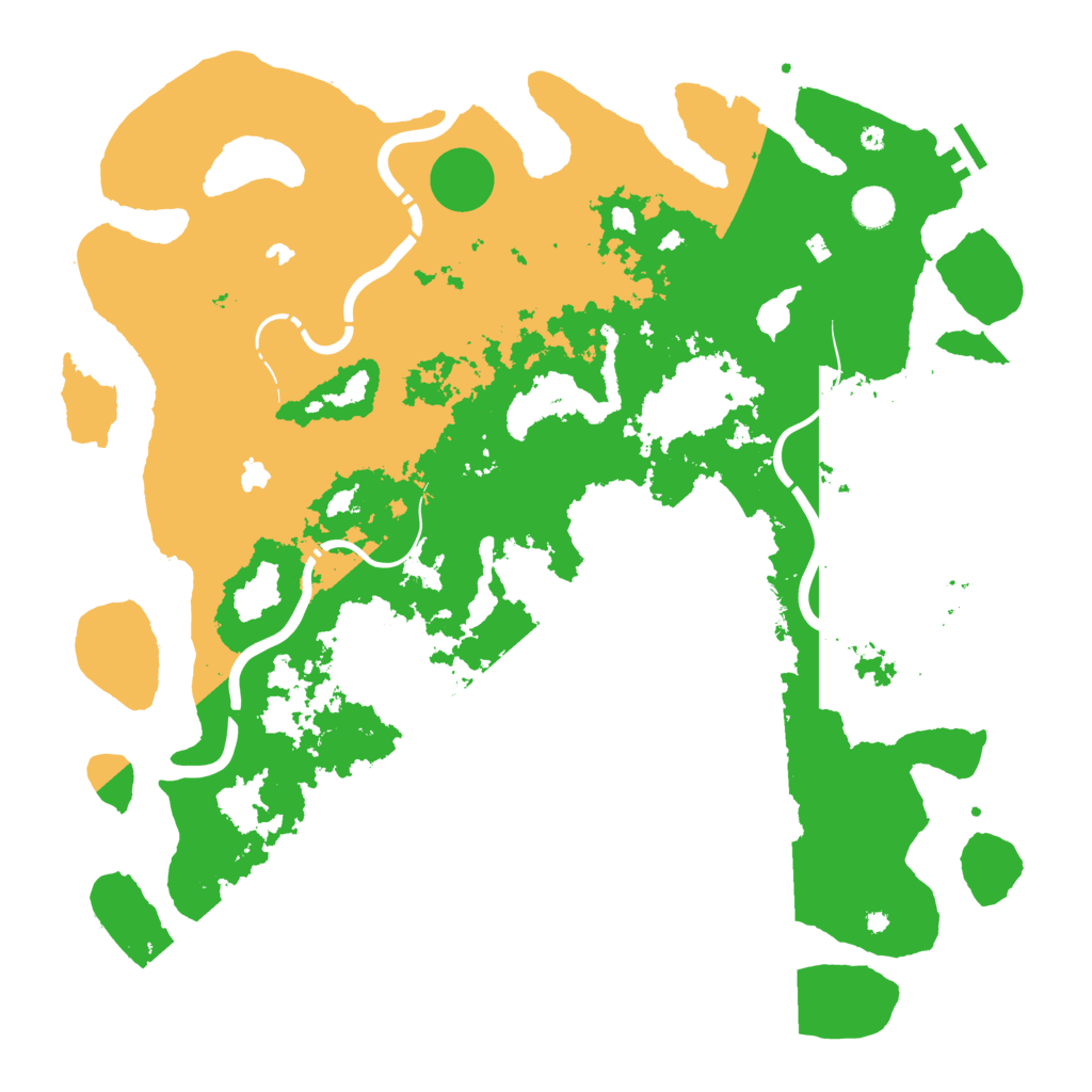 Biome Rust Map: Procedural Map, Size: 4500, Seed: 827347553
