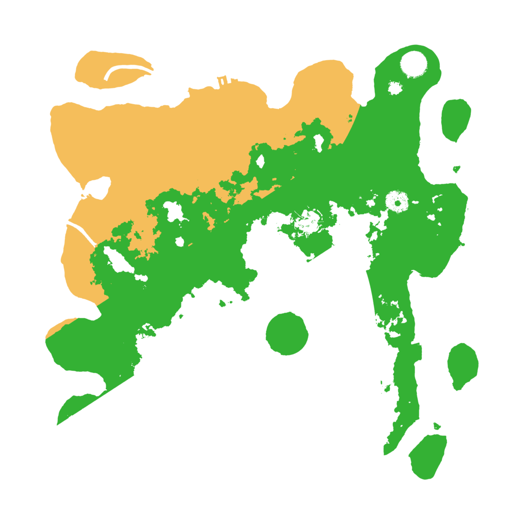 Biome Rust Map: Procedural Map, Size: 3500, Seed: 99489019