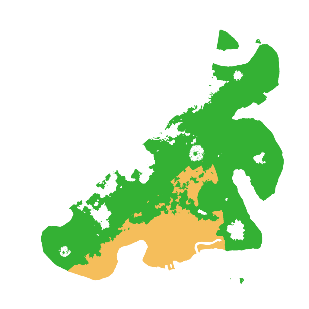 Biome Rust Map: Procedural Map, Size: 3000, Seed: 642957032