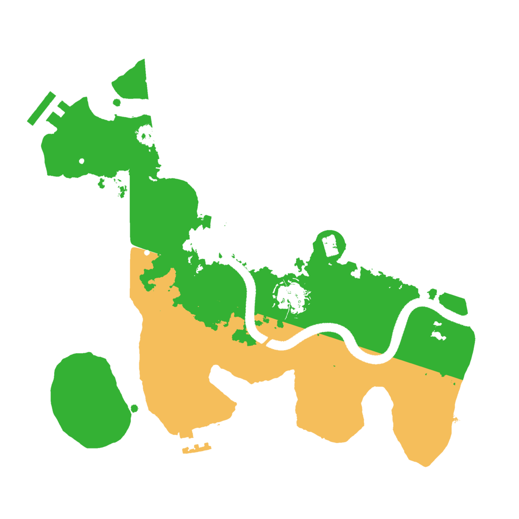 Biome Rust Map: Procedural Map, Size: 2750, Seed: 1976781183