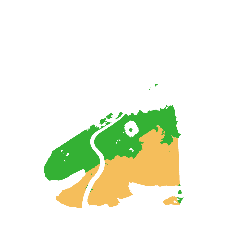 Biome Rust Map: Procedural Map, Size: 2500, Seed: 6328