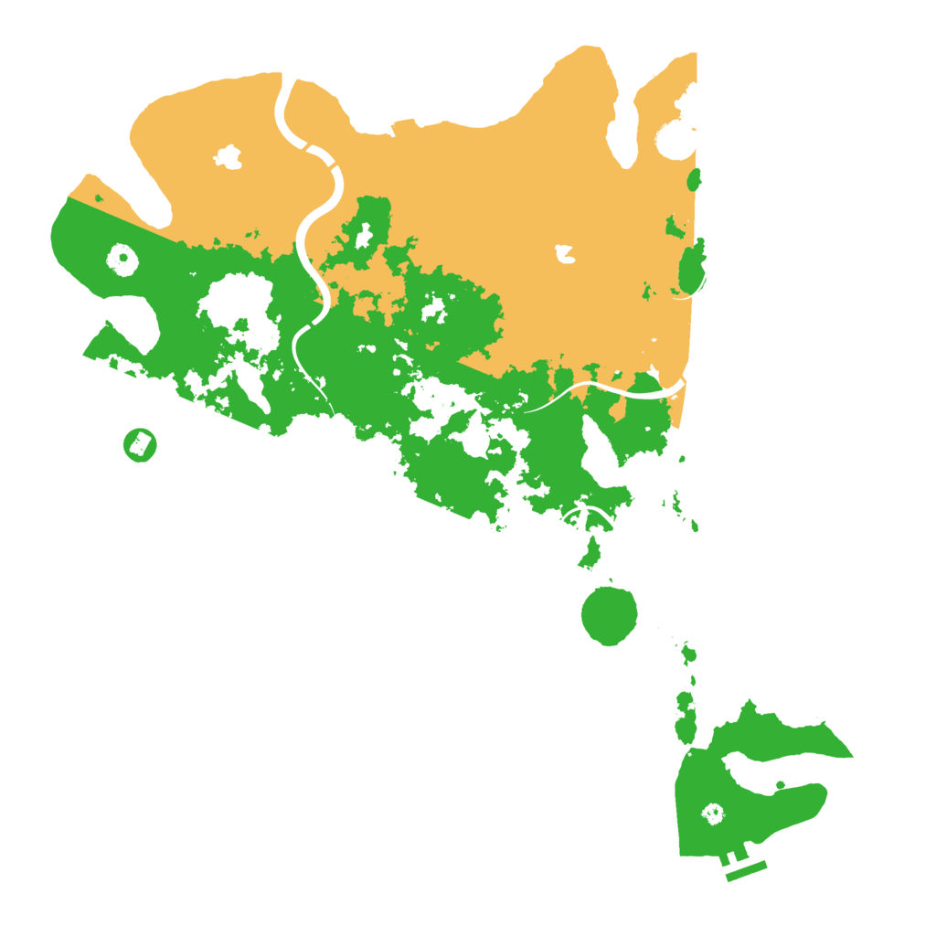 Biome Rust Map: Procedural Map, Size: 4500, Seed: 16791348
