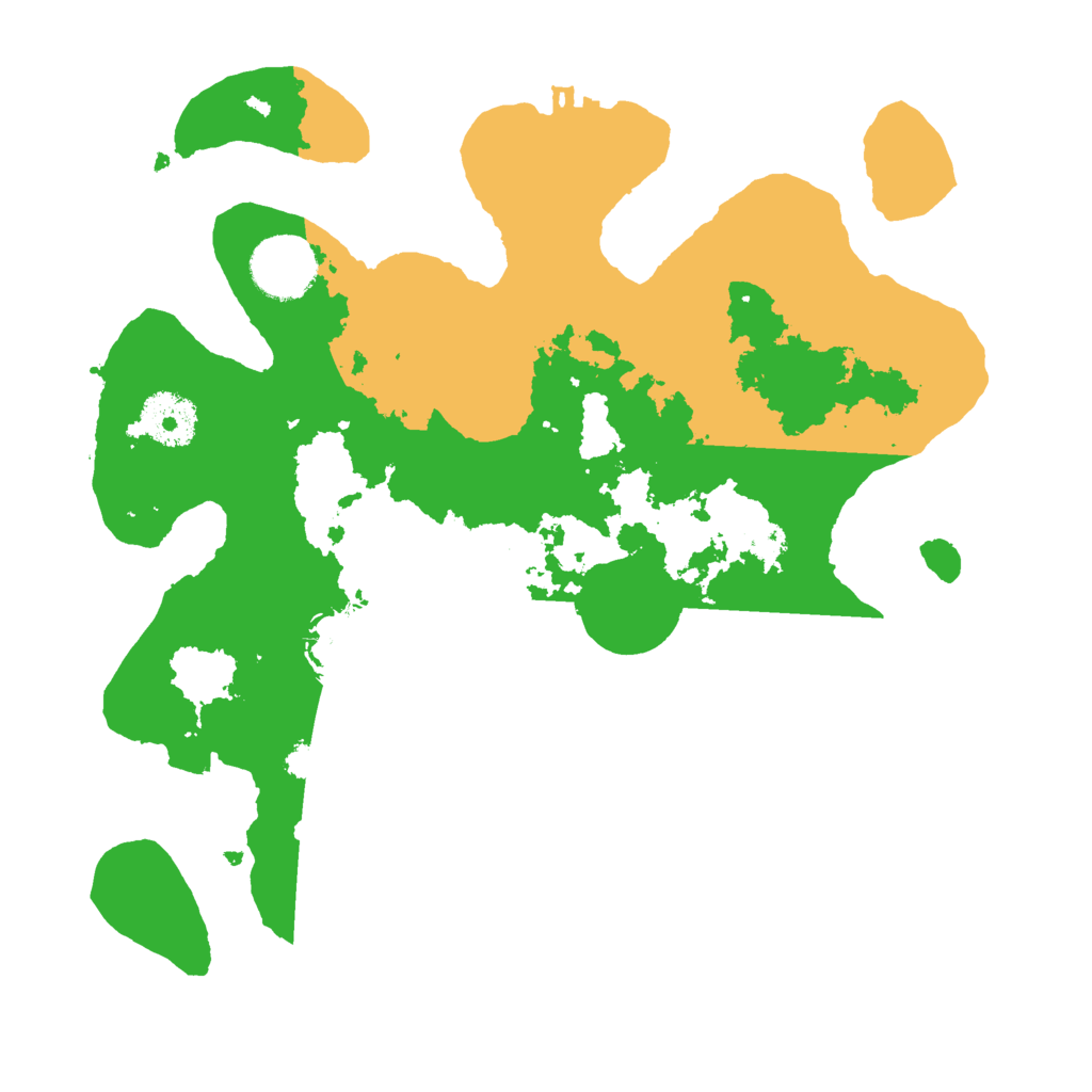 Biome Rust Map: Procedural Map, Size: 3000, Seed: 3540247