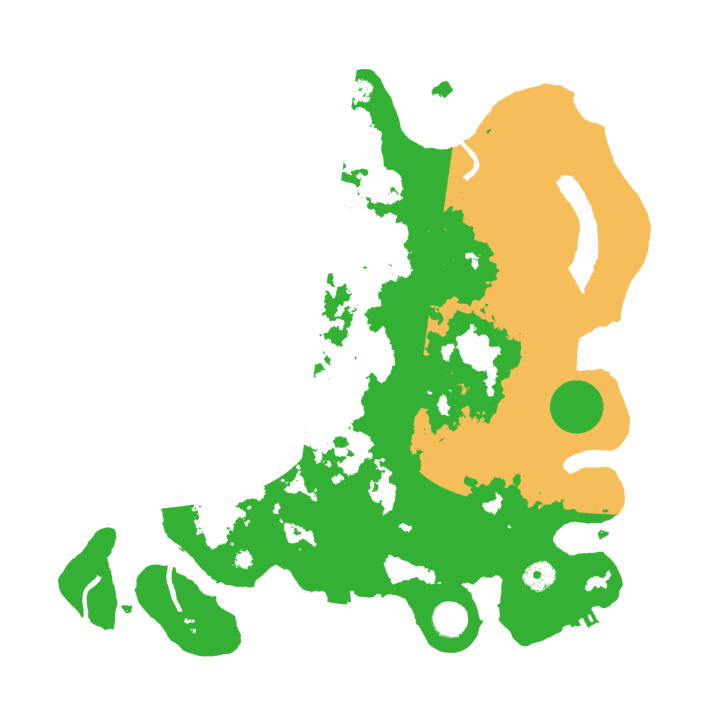 Biome Rust Map: Procedural Map, Size: 3500, Seed: 432654634