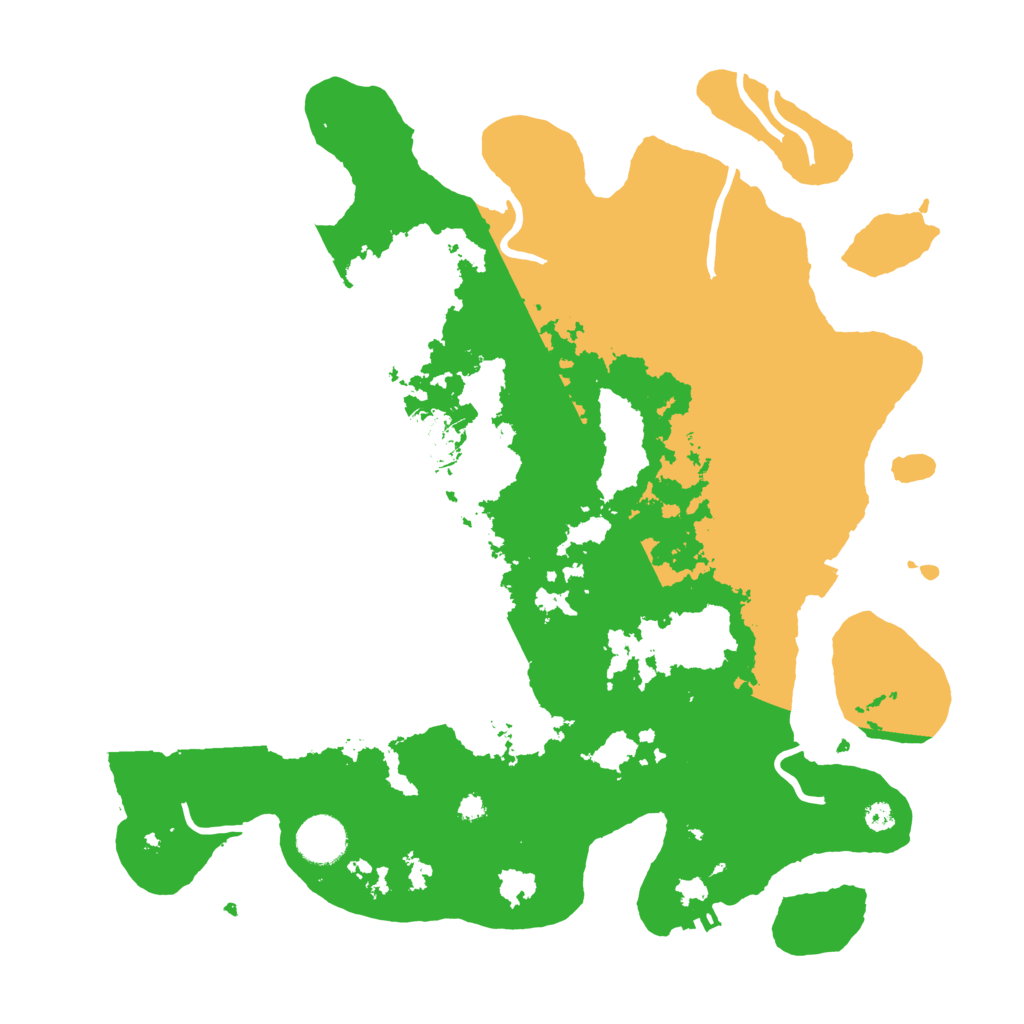 Biome Rust Map: Procedural Map, Size: 3648, Seed: 123456