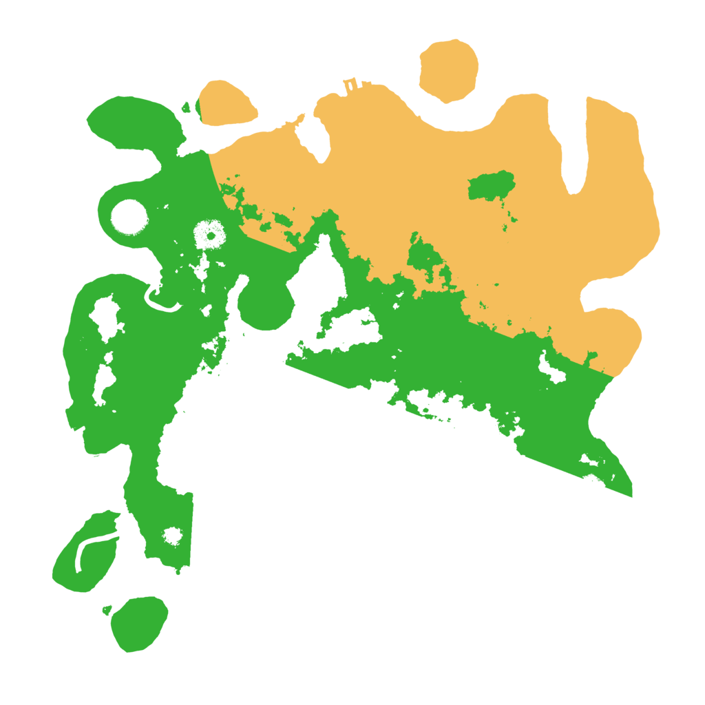Biome Rust Map: Procedural Map, Size: 3500, Seed: 449600606