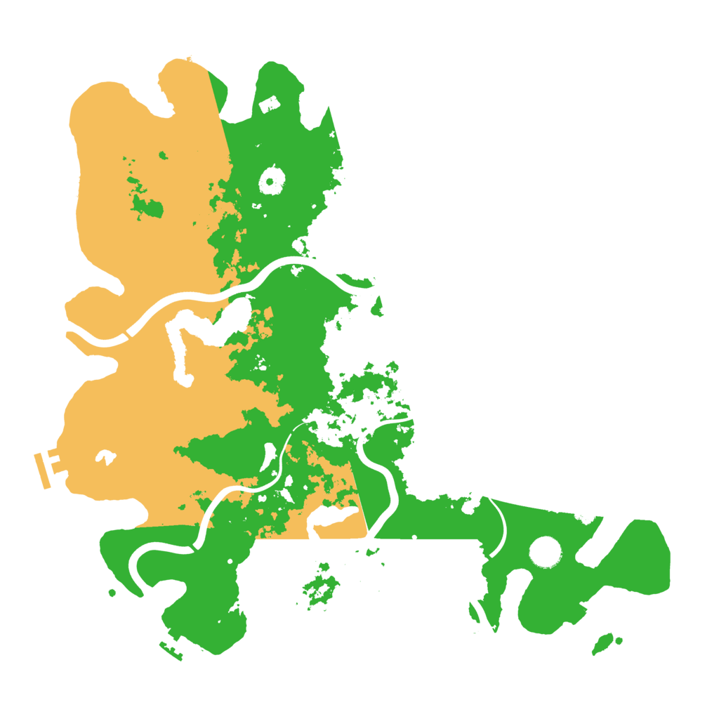 Biome Rust Map: Procedural Map, Size: 4000, Seed: 123556789