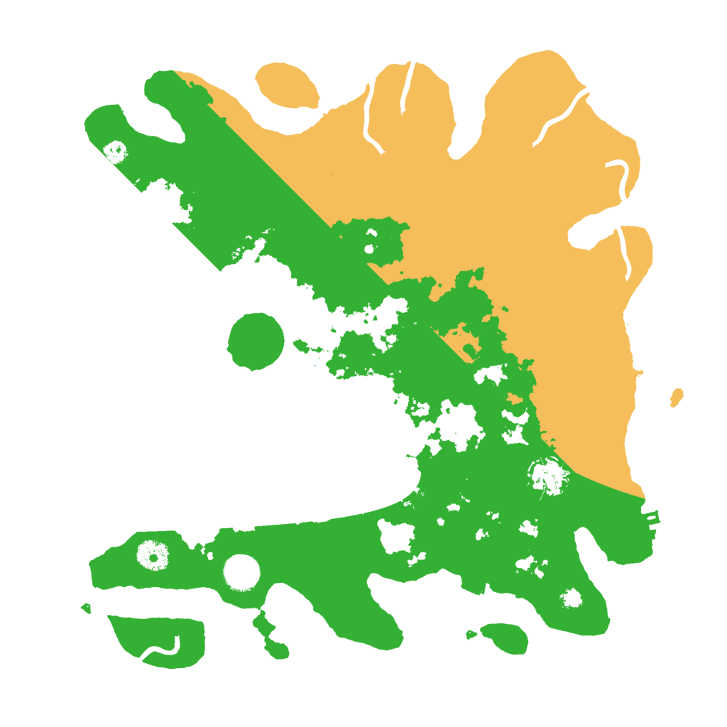 Biome Rust Map: Procedural Map, Size: 3500, Seed: 1759809760