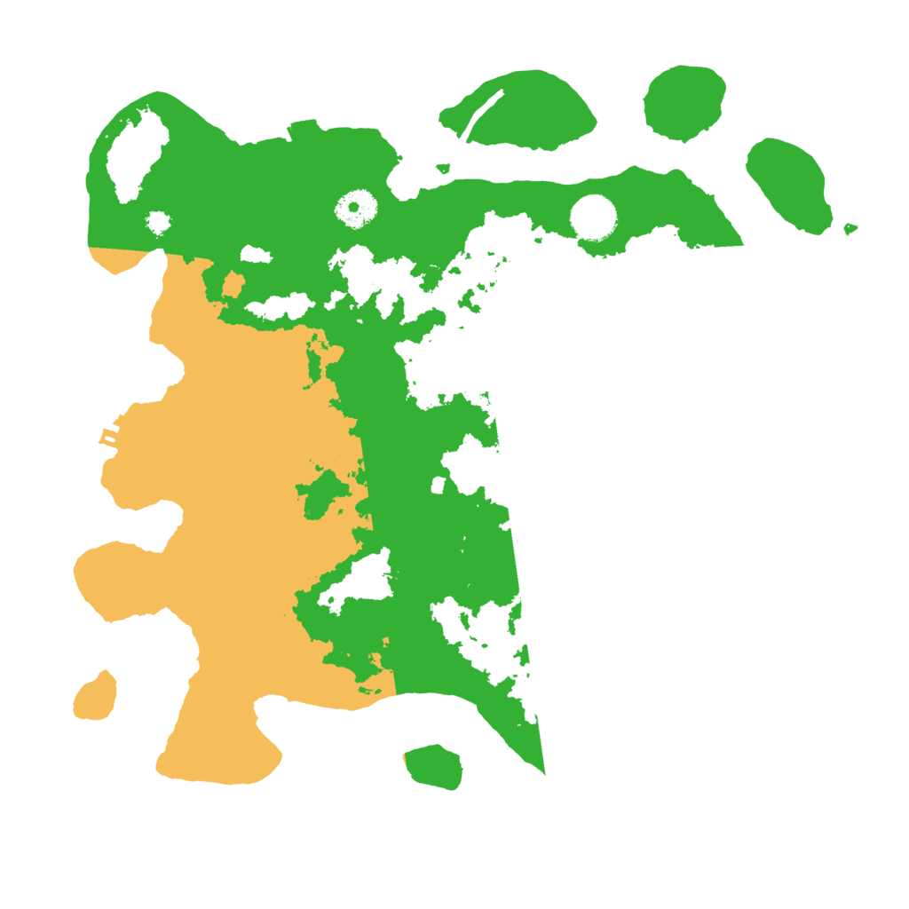 Biome Rust Map: Procedural Map, Size: 3500, Seed: 822233076