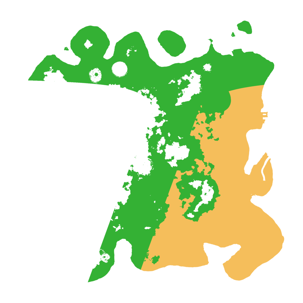 Biome Rust Map: Procedural Map, Size: 3500, Seed: 2186485