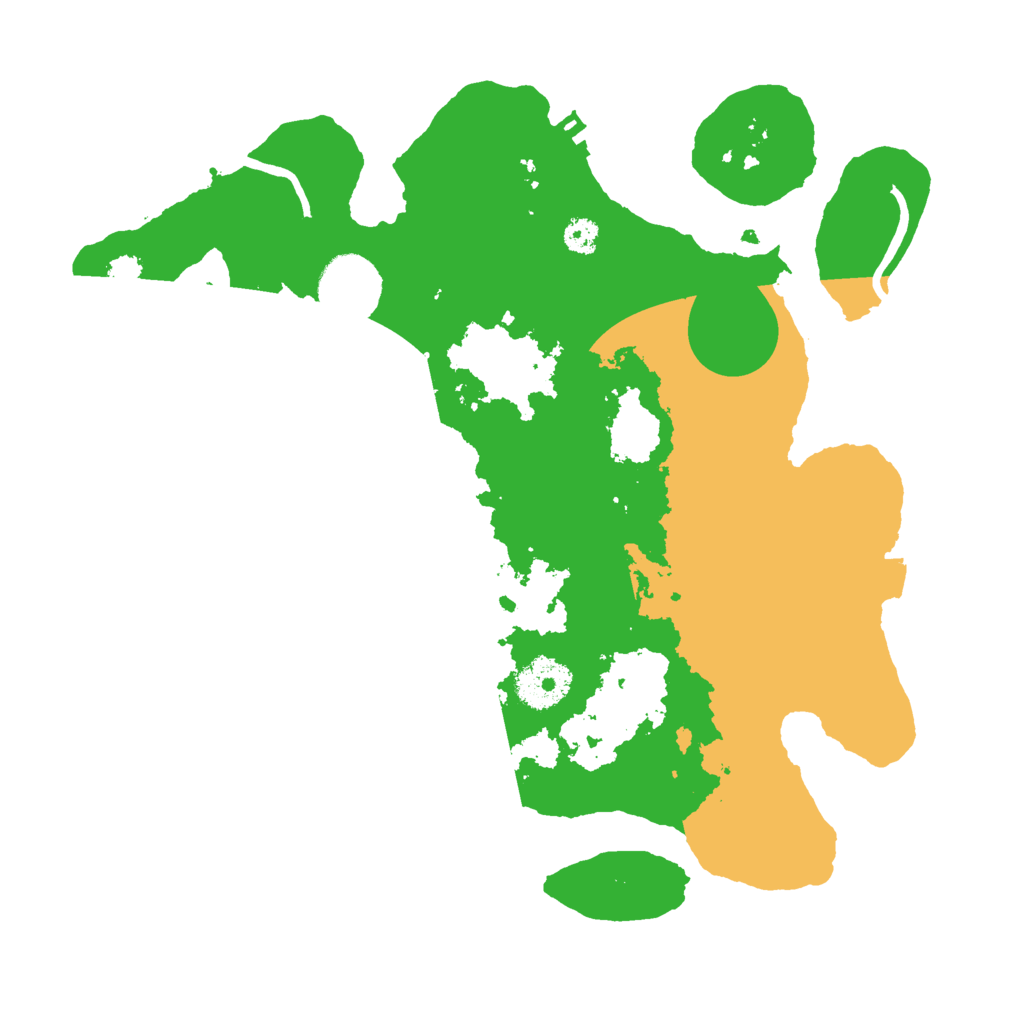 Biome Rust Map: Procedural Map, Size: 3000, Seed: 9638512