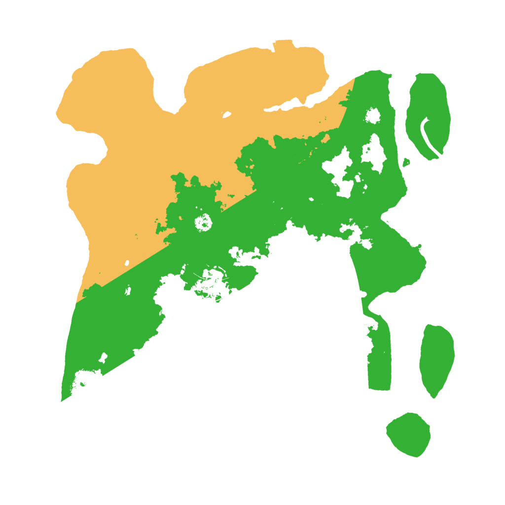 Biome Rust Map: Procedural Map, Size: 3000, Seed: 14415
