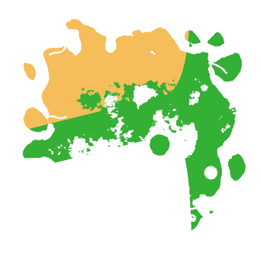 Biome Rust Map: Procedural Map, Size: 3500, Seed: 165024576