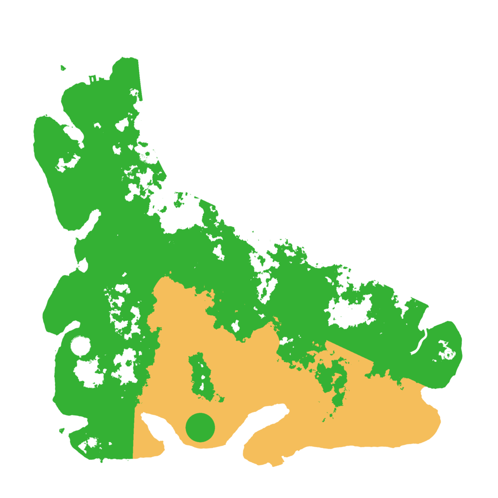 Biome Rust Map: Procedural Map, Size: 4500, Seed: 346182528