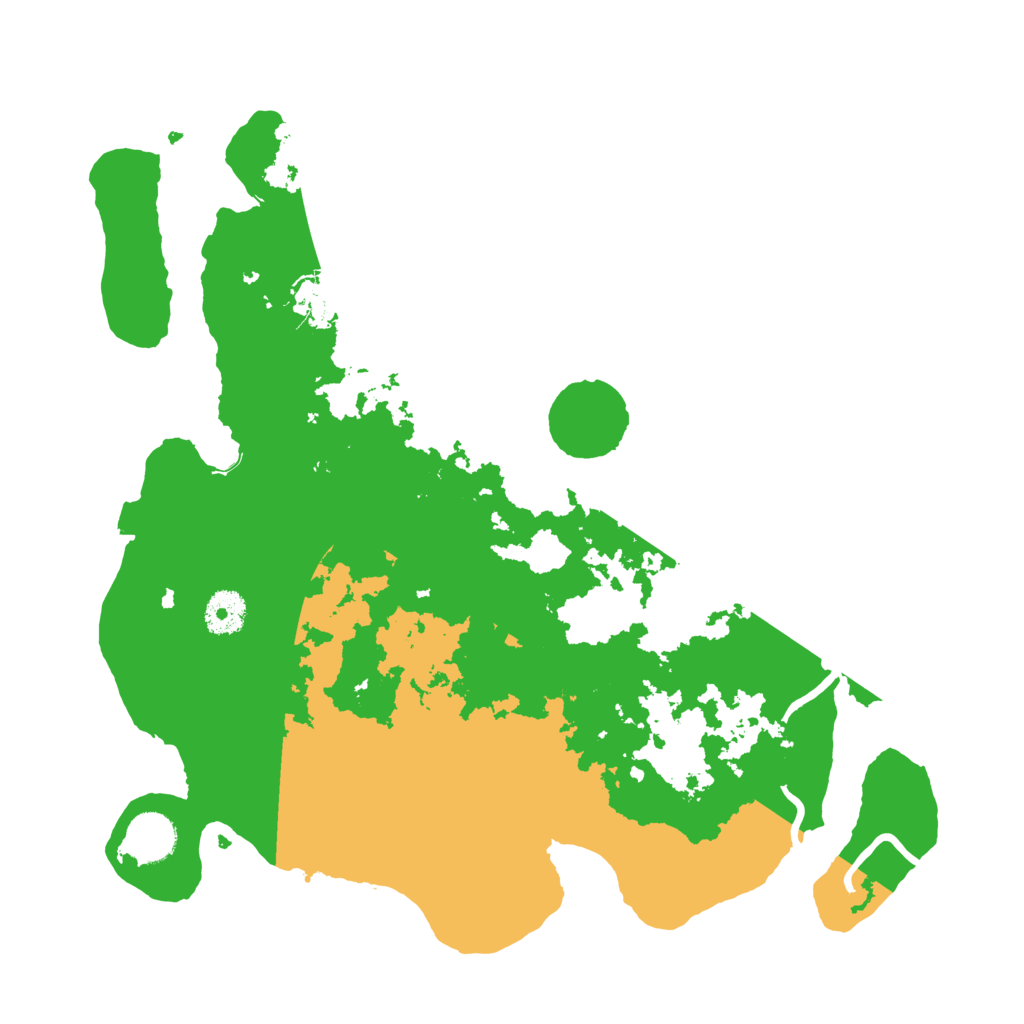 Biome Rust Map: Procedural Map, Size: 3600, Seed: 1015756343