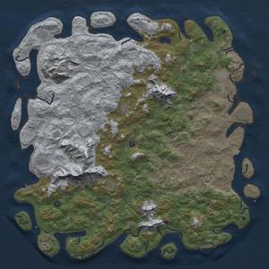 Thumbnail Rust Map: Procedural Map, Size: 6000, Seed: 1999718015, 19 Monuments