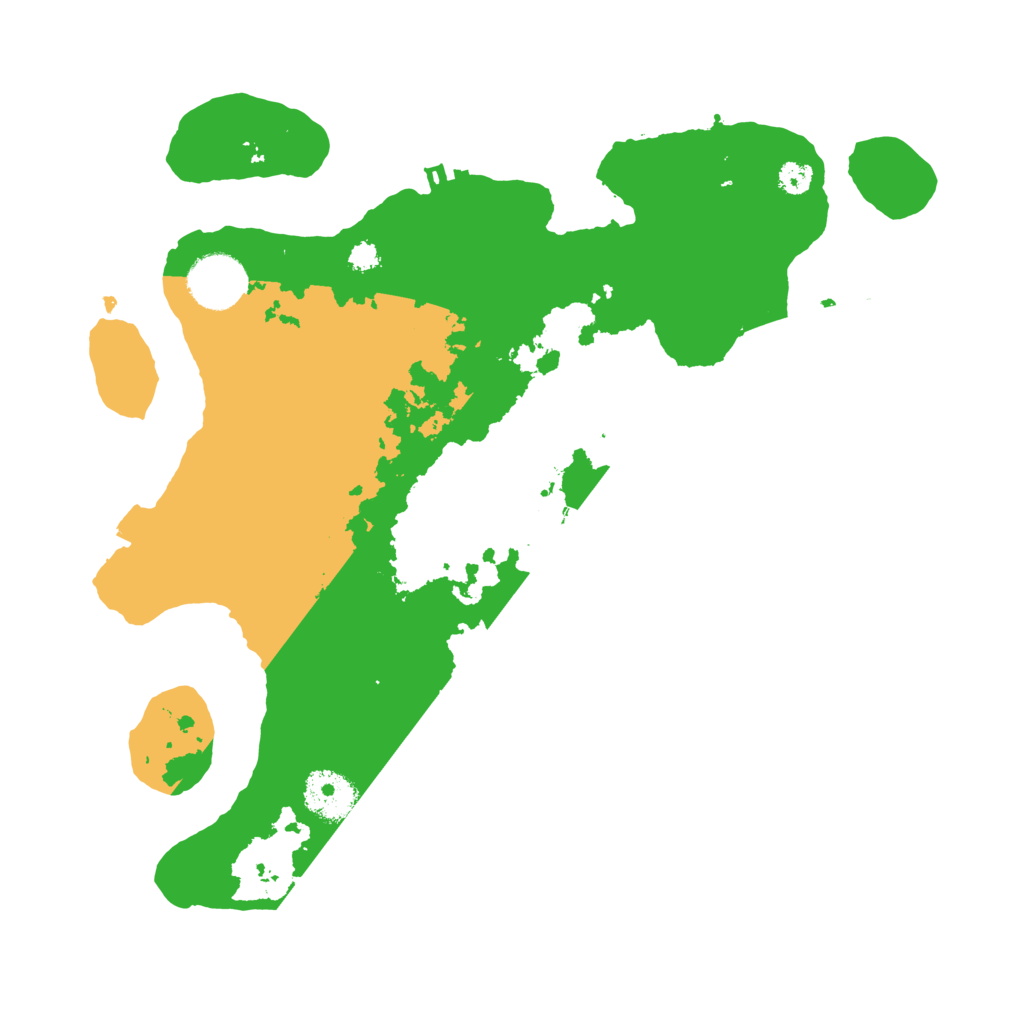 Biome Rust Map: Procedural Map, Size: 3200, Seed: 1206879512