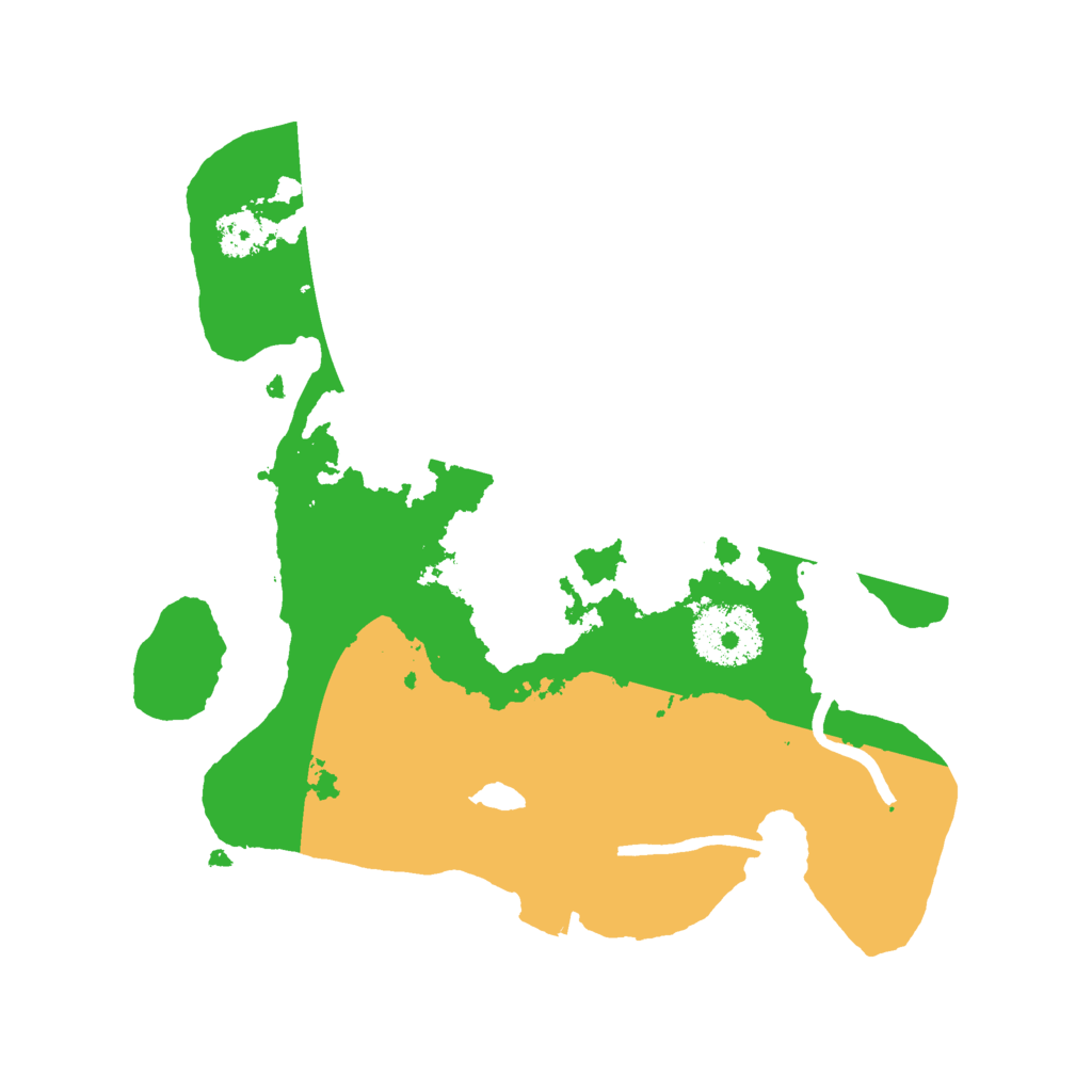 Biome Rust Map: Procedural Map, Size: 2500, Seed: 52686071