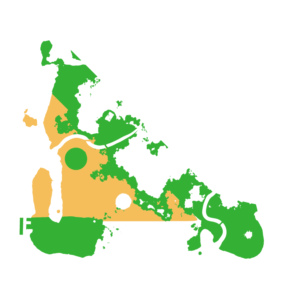 Biome Rust Map: Procedural Map, Size: 3500, Seed: 1049588212