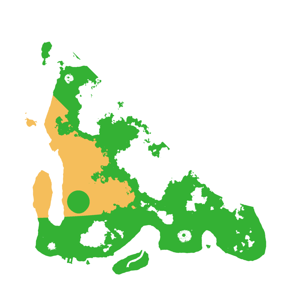 Biome Rust Map: Procedural Map, Size: 3500, Seed: 1049588212