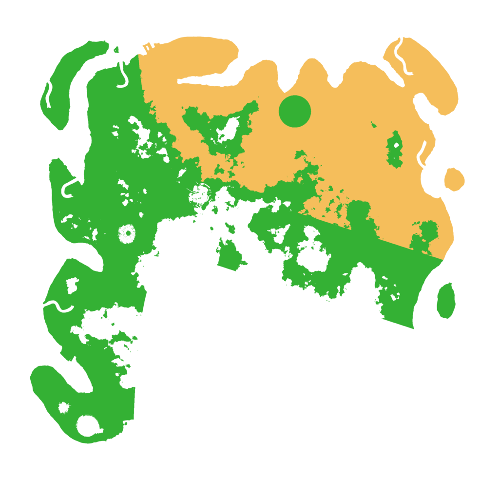 Biome Rust Map: Procedural Map, Size: 4098, Seed: 824183621