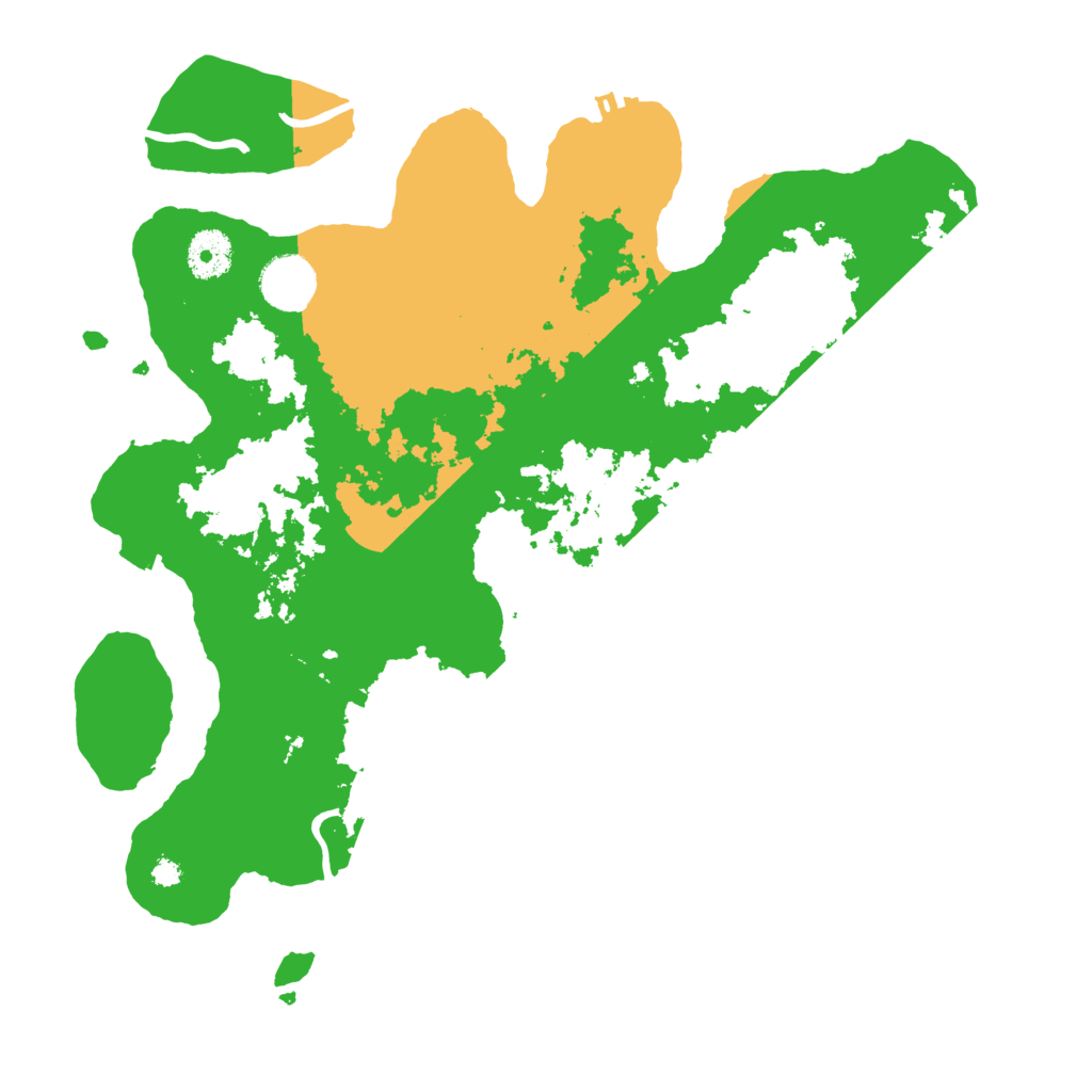 Biome Rust Map: Procedural Map, Size: 3500, Seed: 431552065