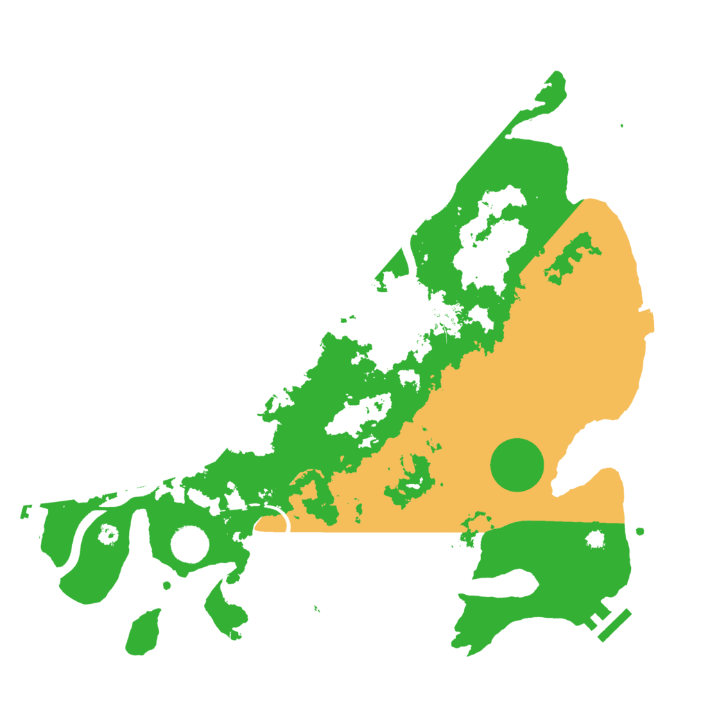 Biome Rust Map: Procedural Map, Size: 3500, Seed: 31454042