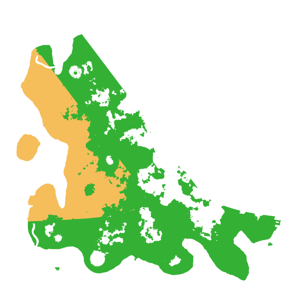 Biome Rust Map: Procedural Map, Size: 3600, Seed: 214100813