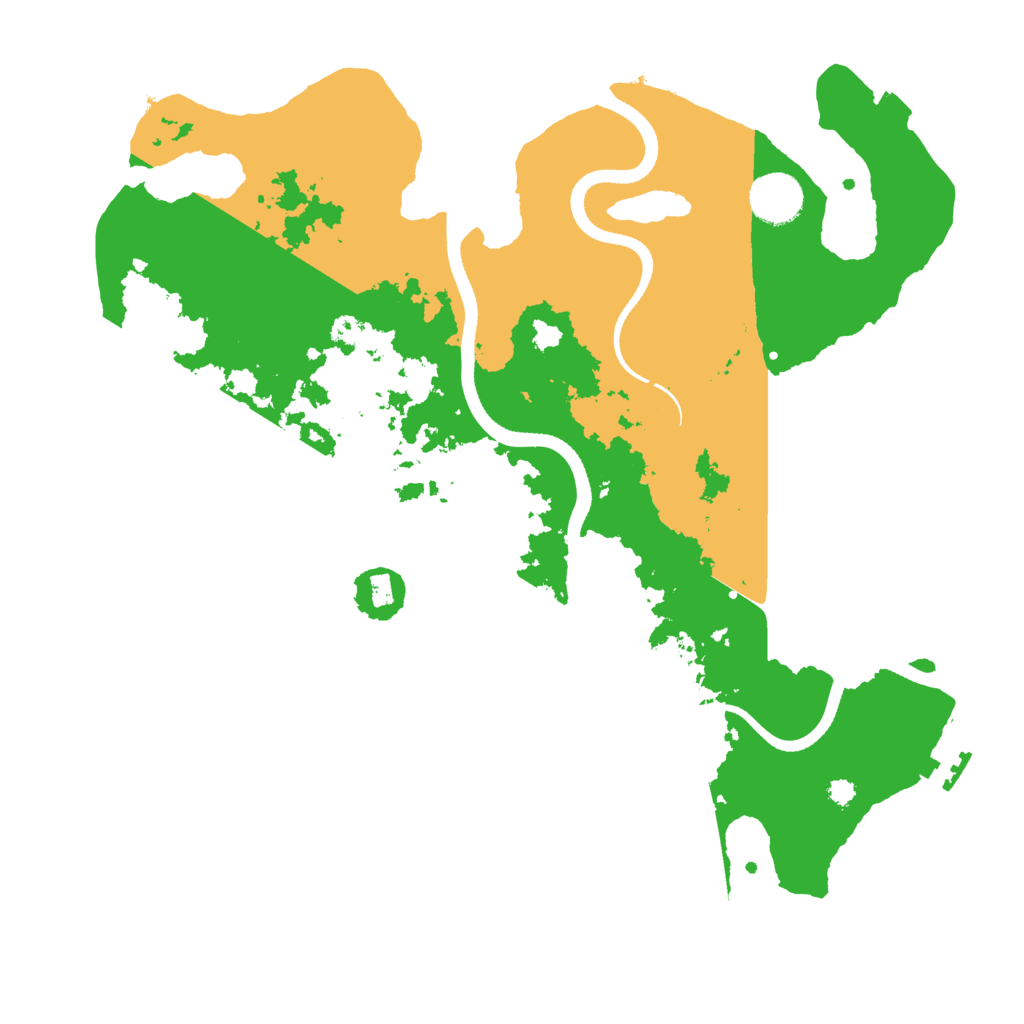 Biome Rust Map: Procedural Map, Size: 3500, Seed: 269106677