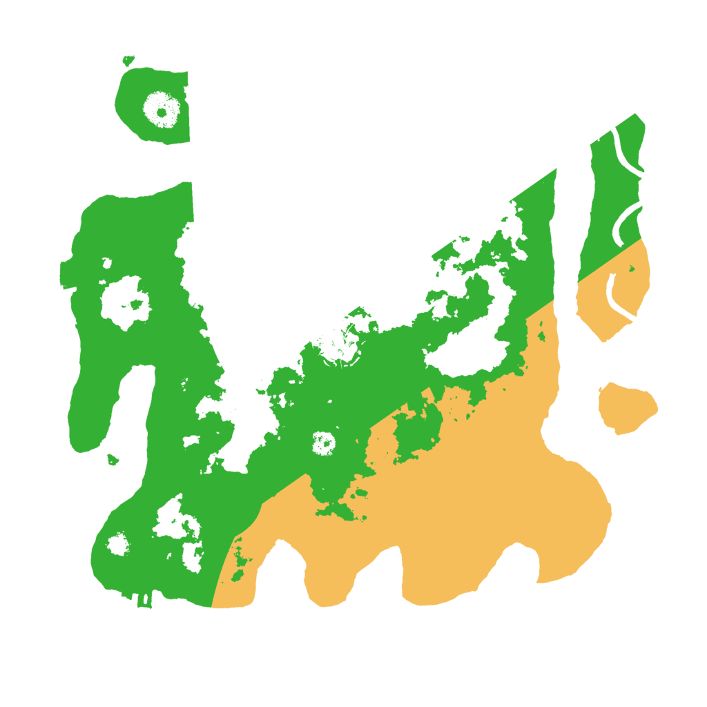 Biome Rust Map: Procedural Map, Size: 3000, Seed: 31346