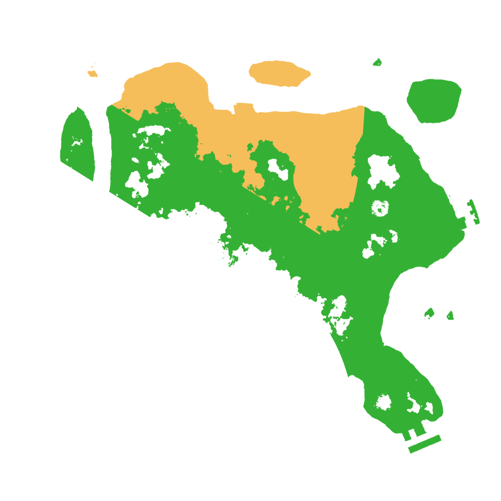 Biome Rust Map: Procedural Map, Size: 3000, Seed: 1295398297