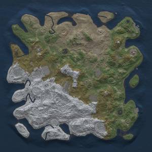 Thumbnail Rust Map: Procedural Map, Size: 4250, Seed: 693576128, 19 Monuments