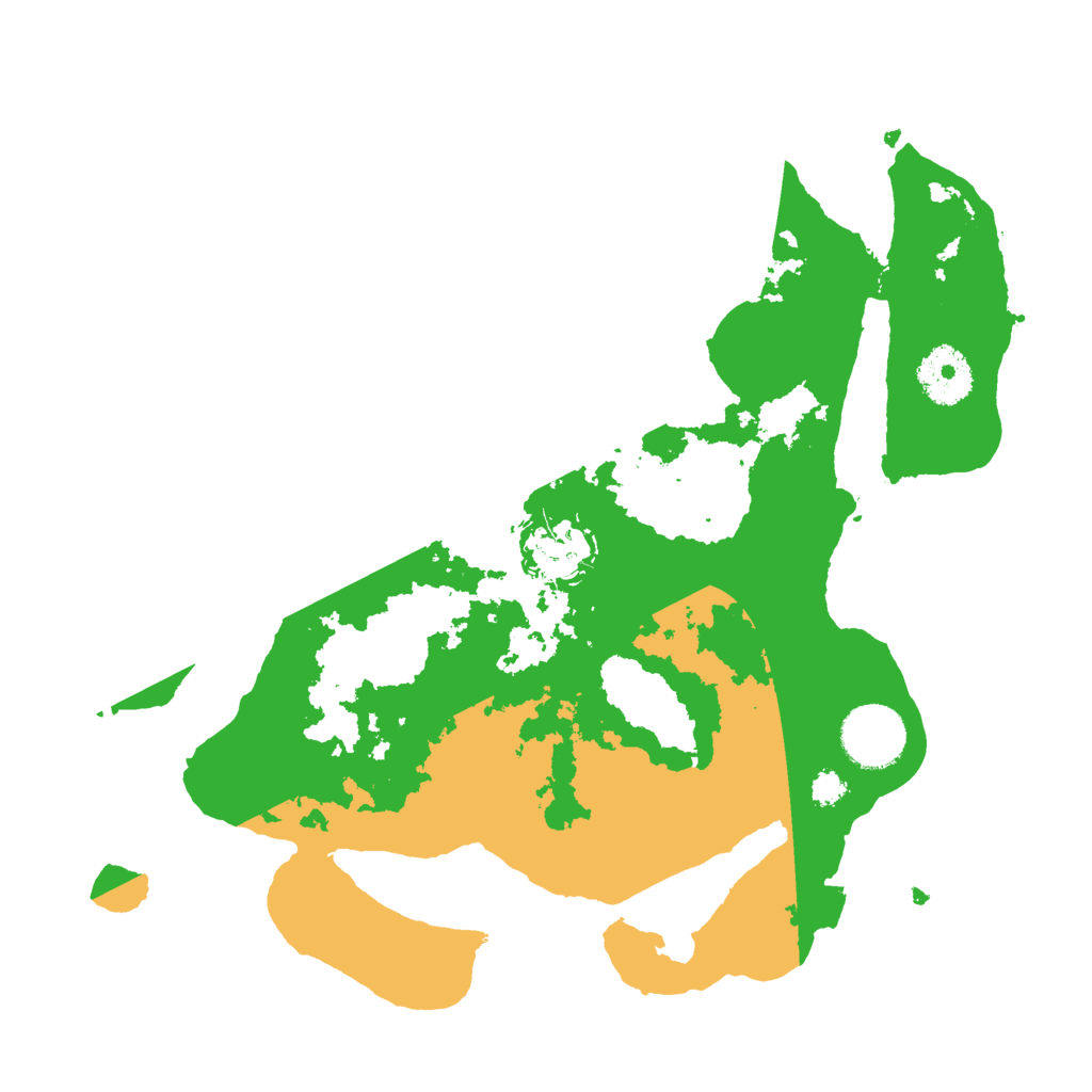 Biome Rust Map: Procedural Map, Size: 3000, Seed: 1698411598